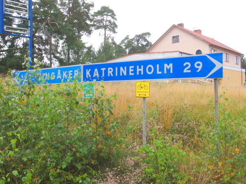 Sign for Katrineholm.